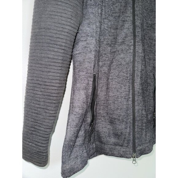 The North Face Indie Hooded Dark Grey Jacket Women Size Small Polyester - Picture 4 of 16